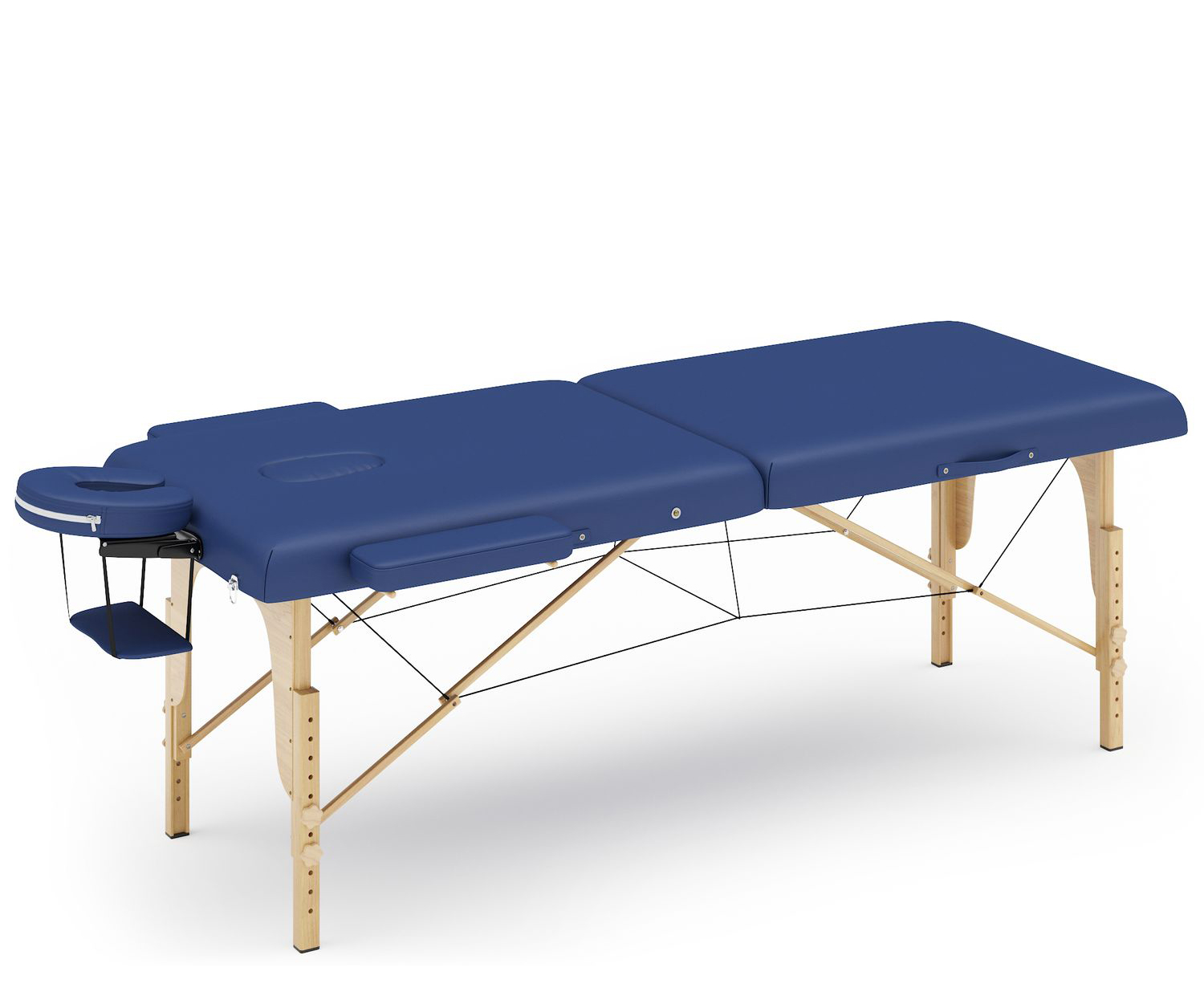 Massageliege 2-Zonen blau