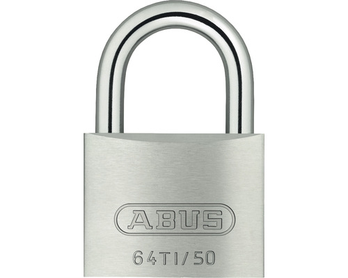 Abus 64TI/50 Titalium hangslot, gelijksluitend, 6511, 50 mm