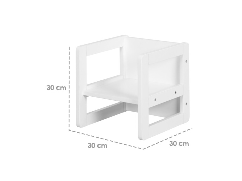 Kindertafel met stoel Montessori 3-in-1