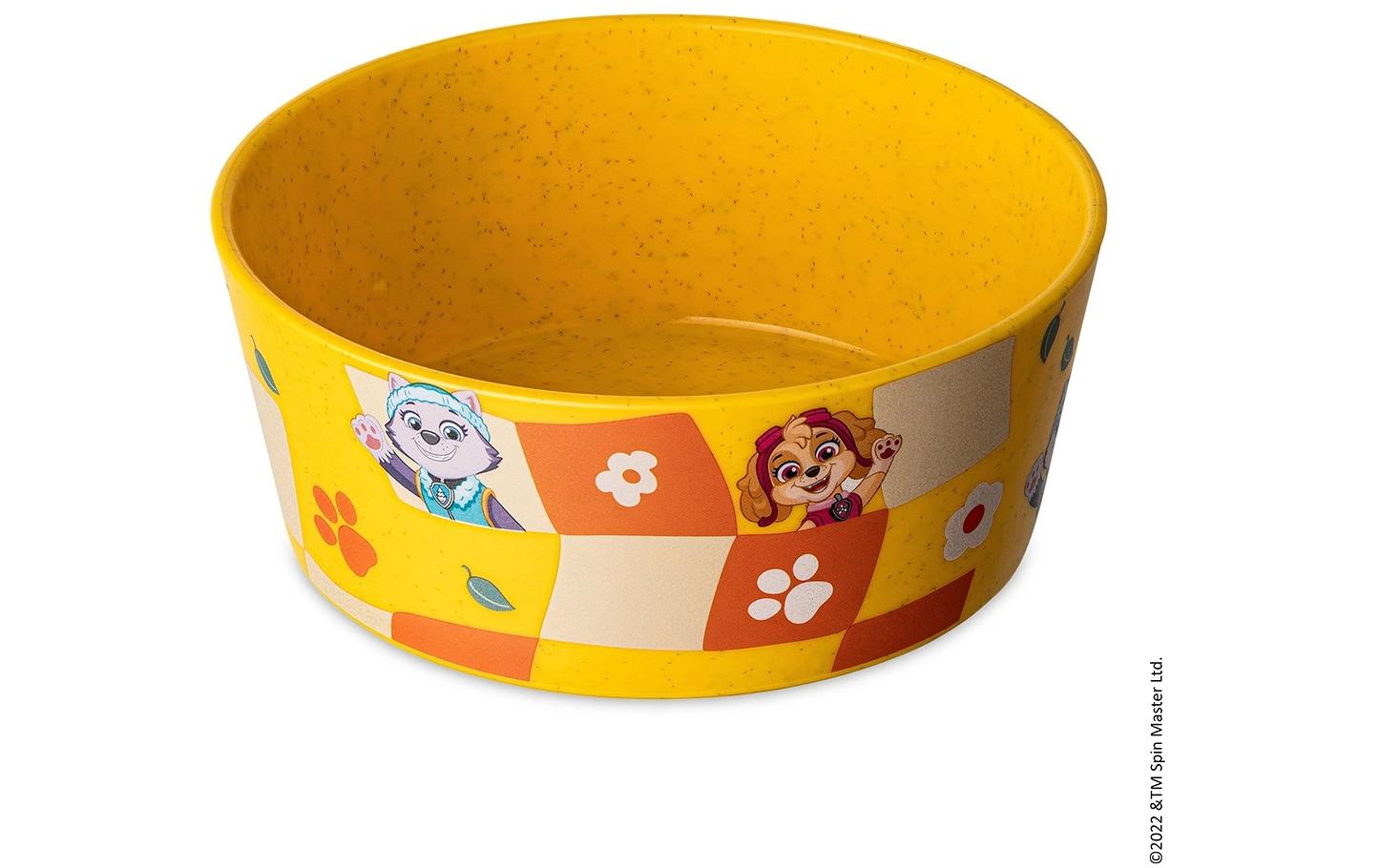 Kinderschüssel CONNECT PAW PATROL honey yellow 400 mlSchüssel aus recyceltem Material in perfekter Grösse für Kinder