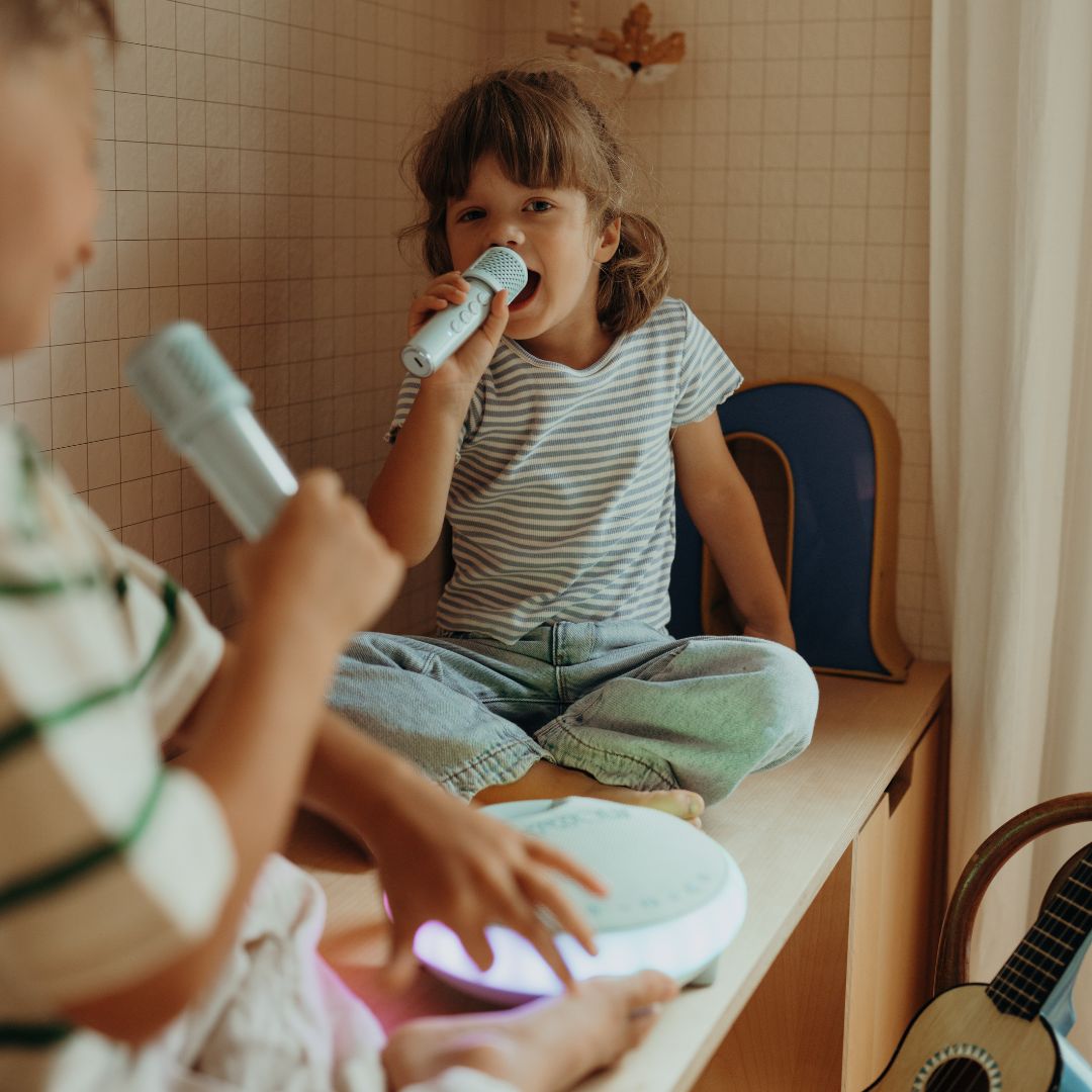 Kidywolf karaokespeaker en microfoons