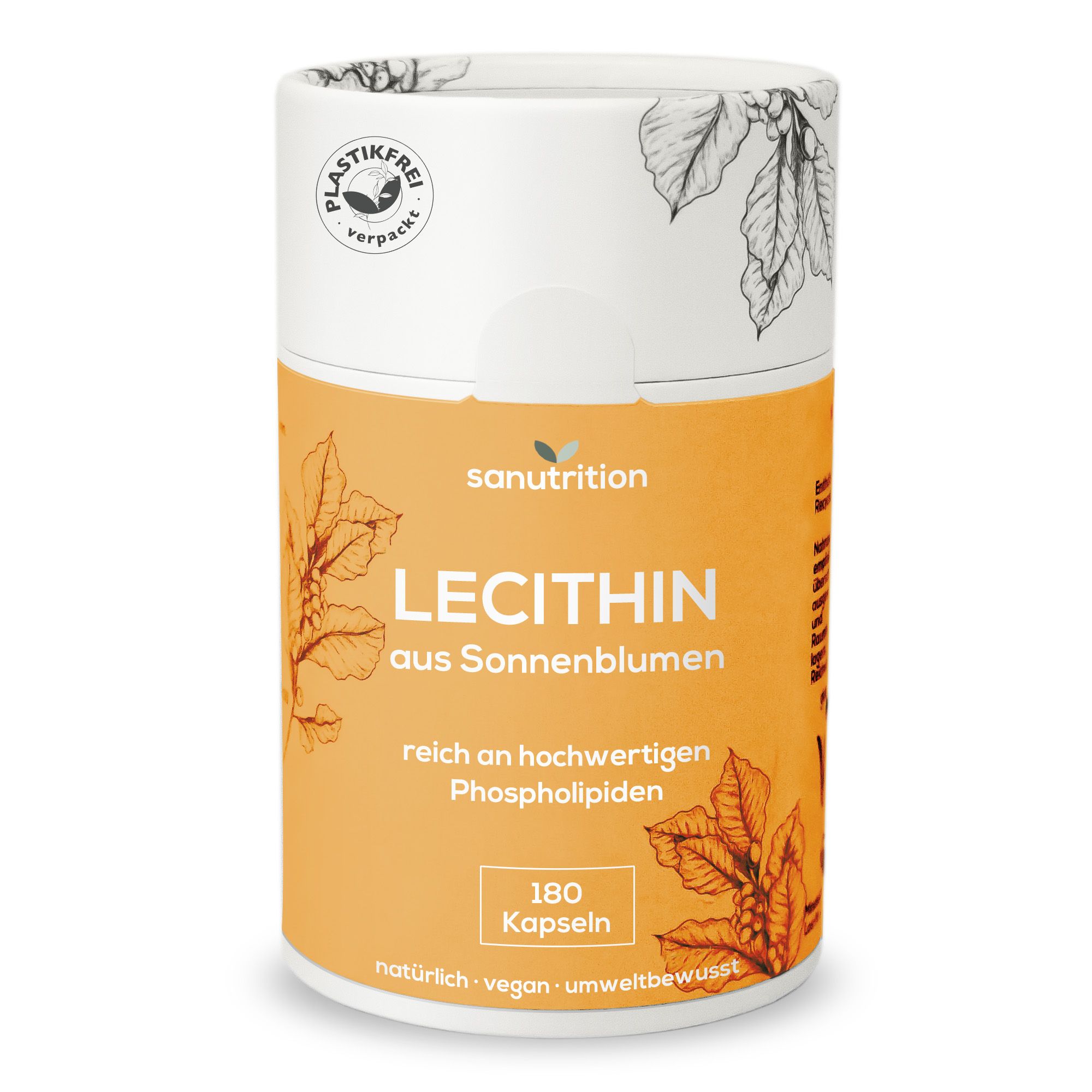Sanutrition® - Lecithin aus Sonnenblumen 600 mg