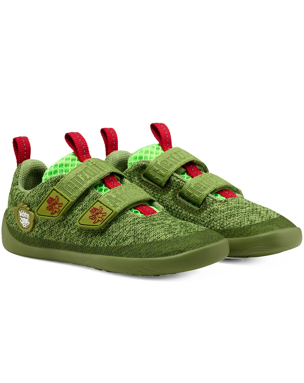 Strick-Halbschuhe HAPPY DRAGON in grün