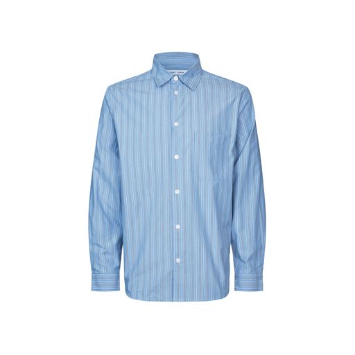 Samsøe Samsøe Sadamon J Skjorte, Coronet Blue St., L
