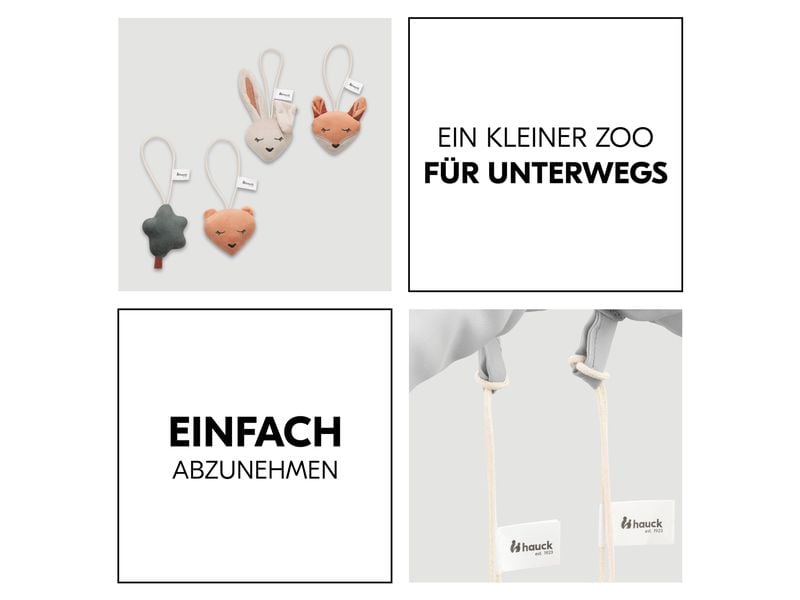 Hauck Mobile Wald Weiss Spielcover Mobile für Hauck Reisebetten
