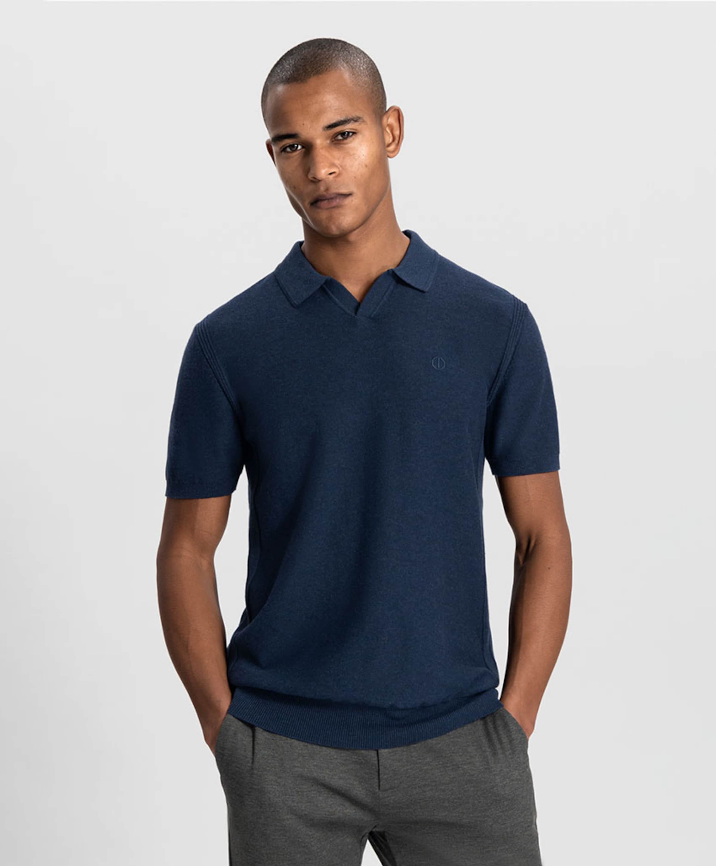 Dstrezzed Heren polo blauw