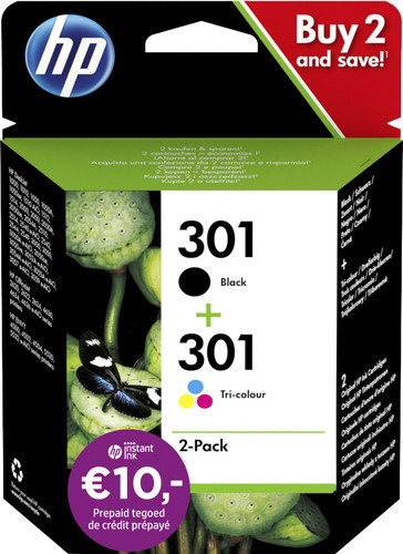HP 301 Cartridges Combo Pack