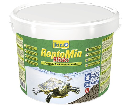 Premium voer Tetra ReptoMin Sticks voor waterschildpadden 10 l