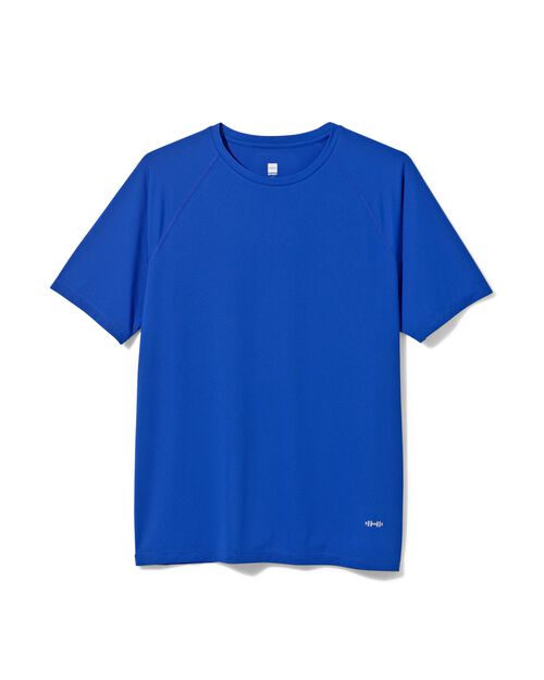 t-shirt de sport homme bleu