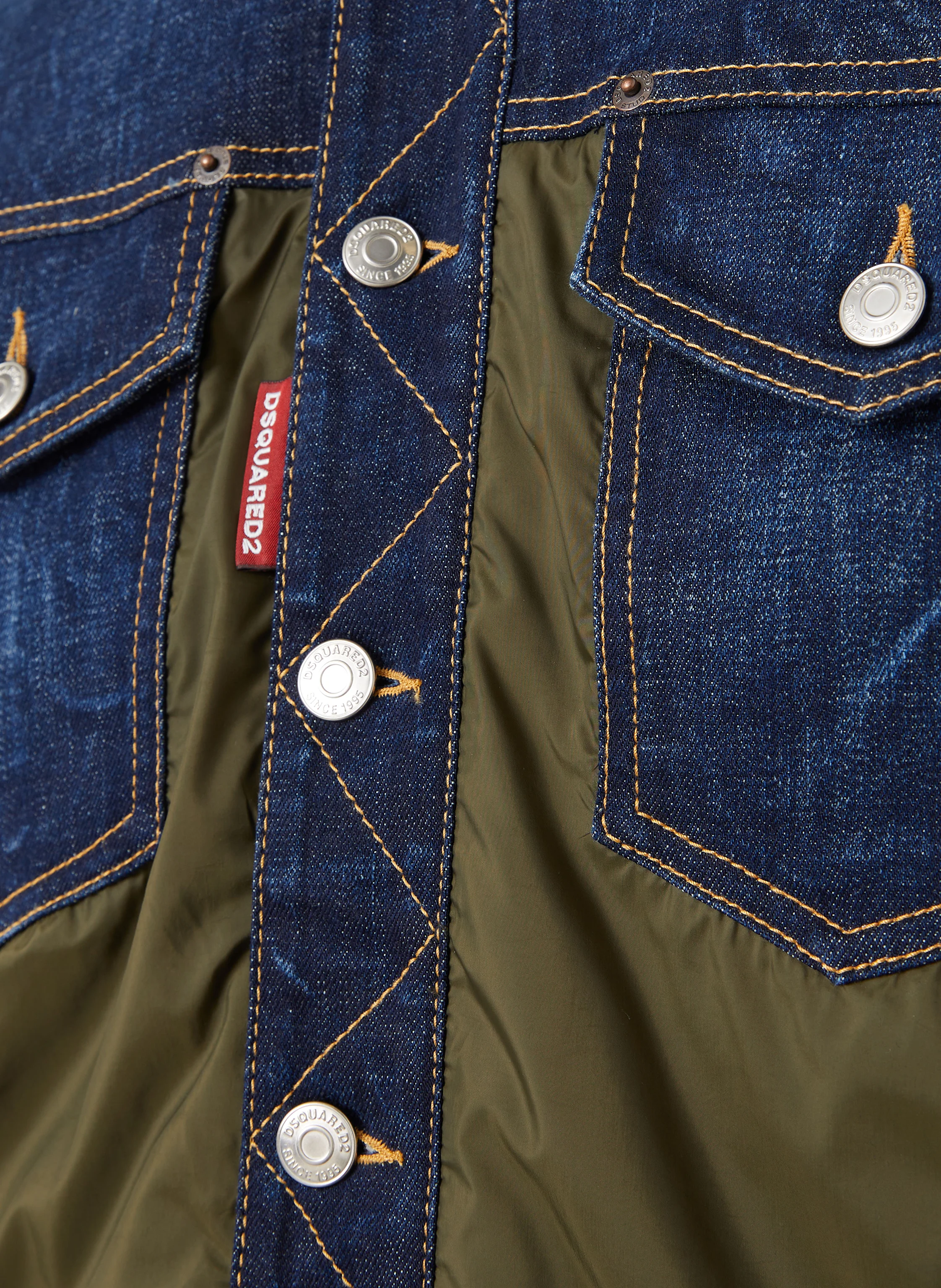 DSQUARED2 Jacke im Materialmix