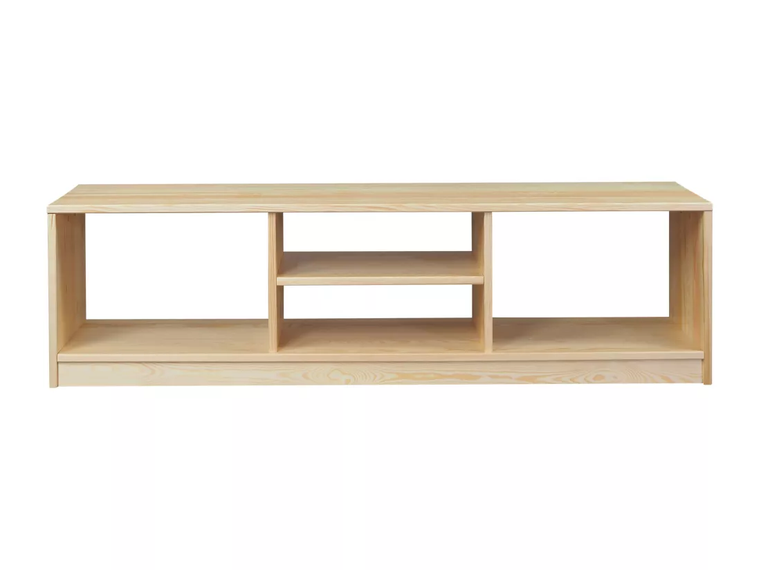 Table RTV 160 cm EKO en bois, couleur pin