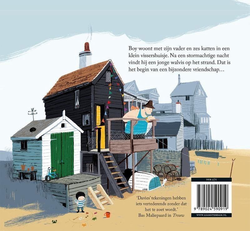 De Kleine Walvis - Kartonboek - Benji Davies