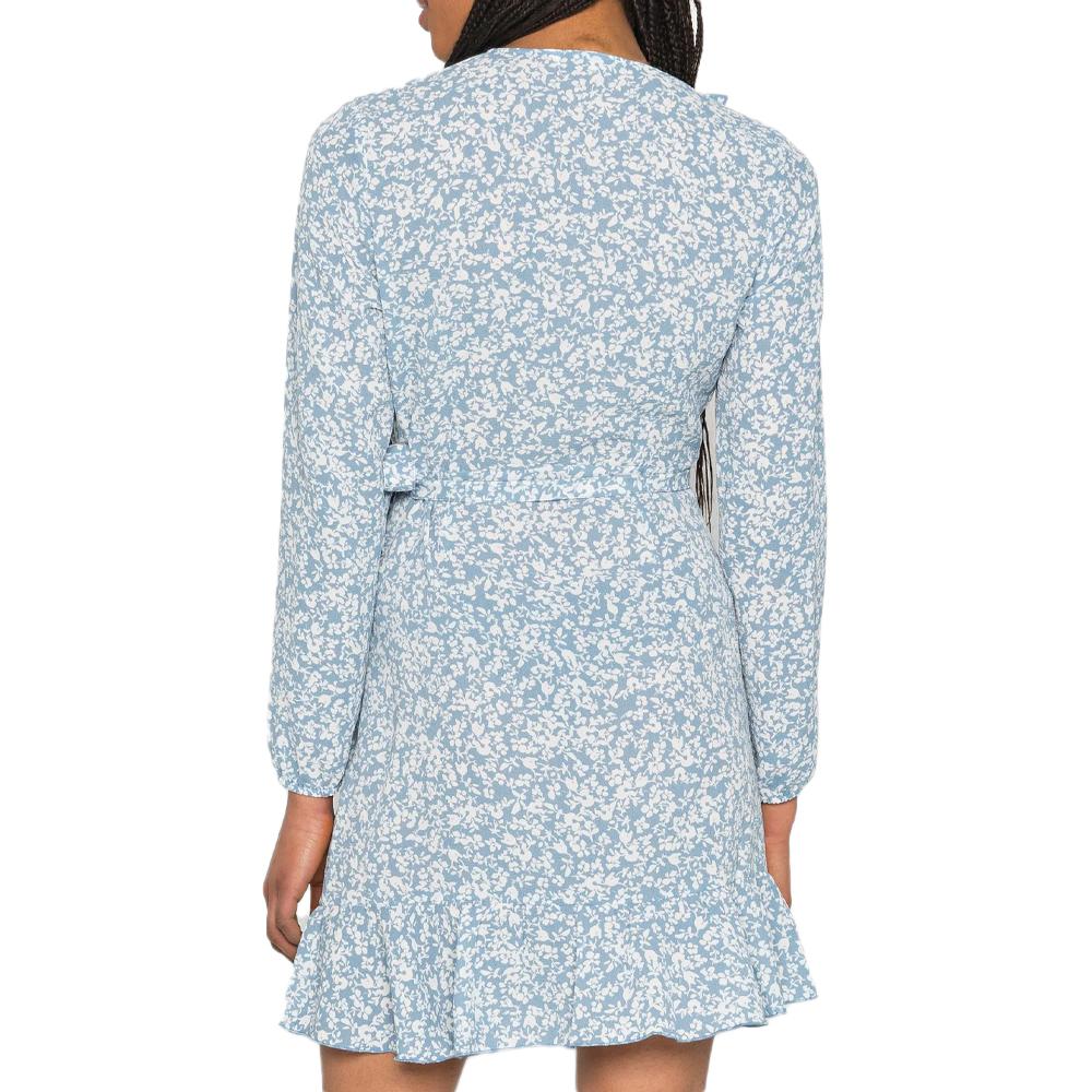 Only Robe Bleu/Blanche Femme Only Carly
