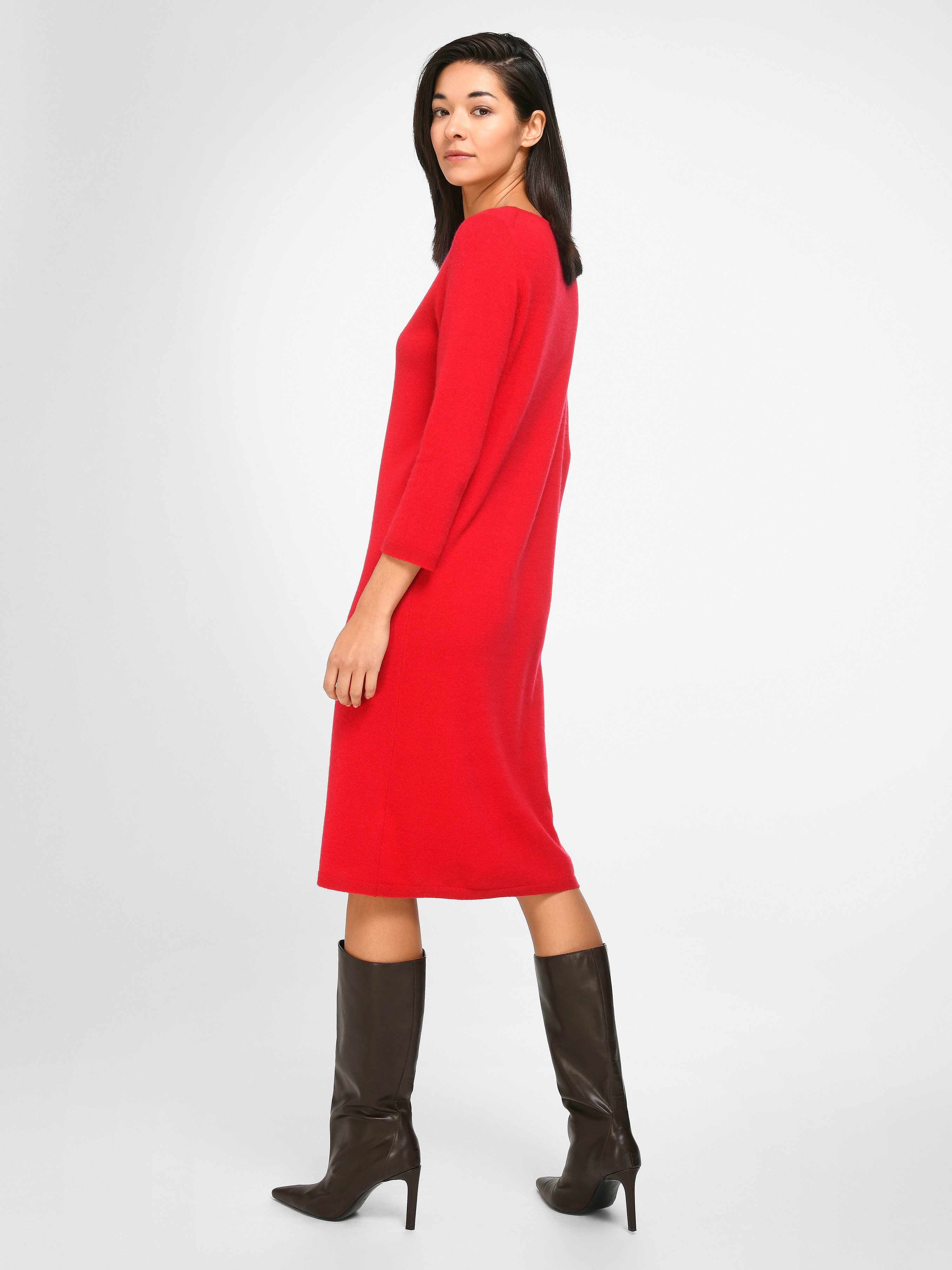 Strickkleid mit Schurwolle und Kaschmir