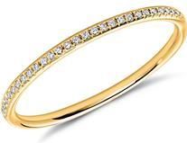 Diamant ring 18 karaat geelgouden Diamanten