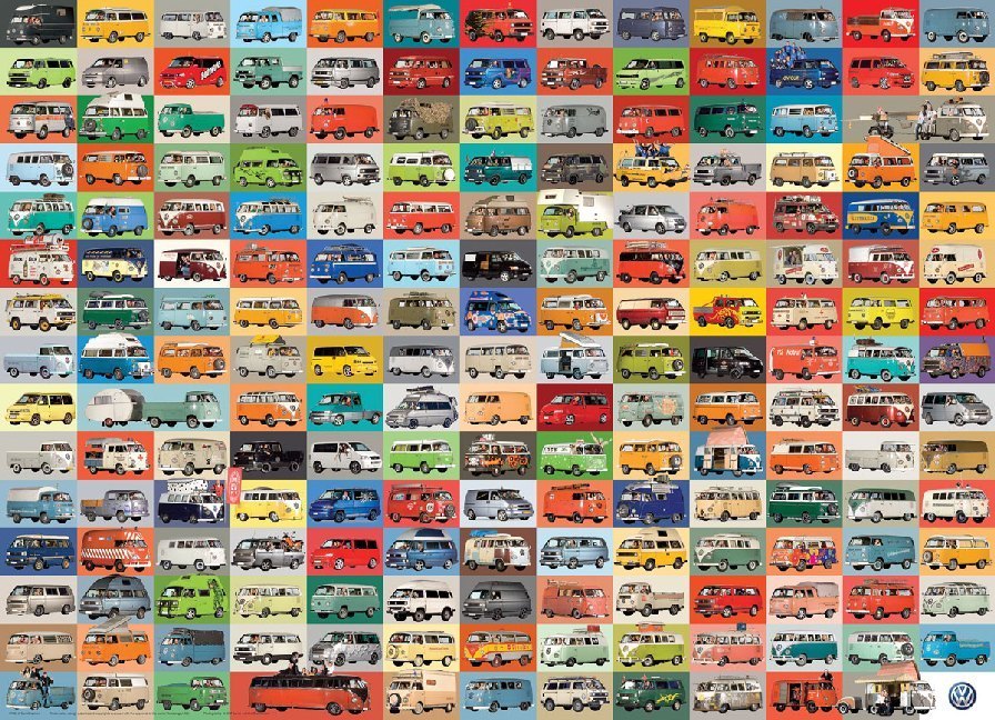 Volkswagen Groovy Bus (Puzzle)