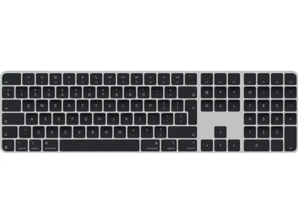 Apple Magic Keyboard with Touch ID and Numeric Keypad - Tastatur - USB-C - trådløs - Bluetooth - QWERTY - Internationalt engelsk - sorte taster