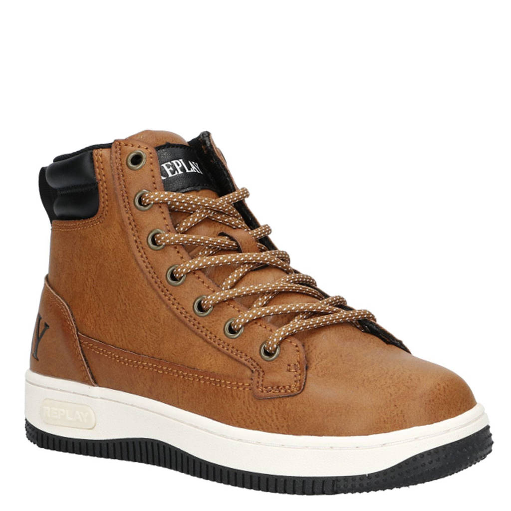 REPLAY sneakers cognac