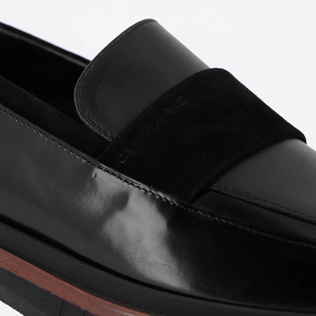 LOAFERS - BERNA loafers, calf leather black || OUTLET
