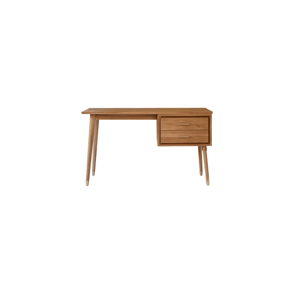 Tikamoon - Kort - Bureau van massief teak