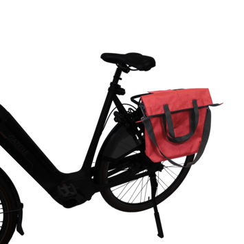 Dresco fietstas enkel rood 18L