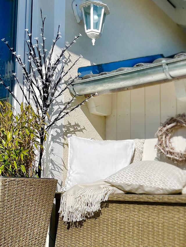 LED-Baum mit Kirschblüten inkl. Fernbedienung warmweiß, 180 cm