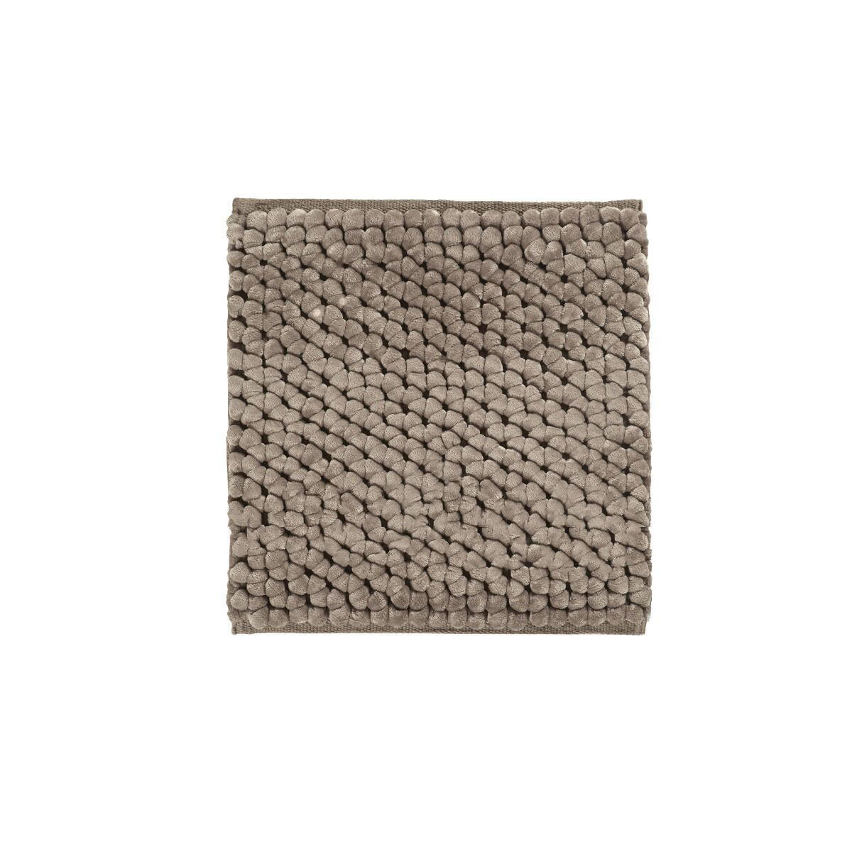 Onyx Badmat Almond | 60 x 100 cm | Bruin | Polyester | Katoen