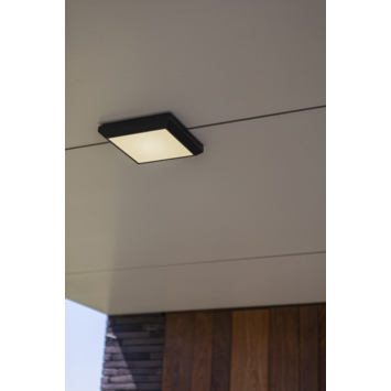 Lutec wandverlichting LED Helena grijsmet geïntegreerde LED lichtbron