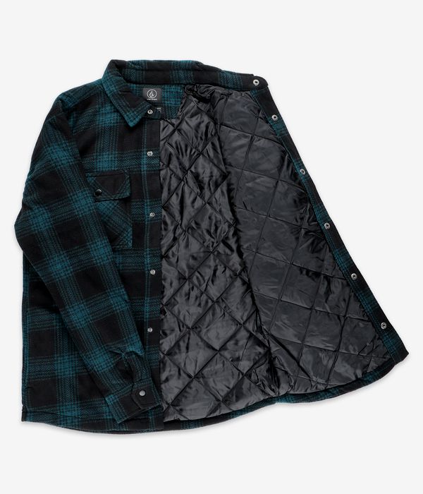 Volcom Bowered Fleece Hemd (evergreen)