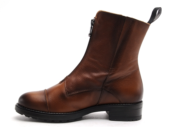 Paula urban boots bottine plates femme 91333 marron