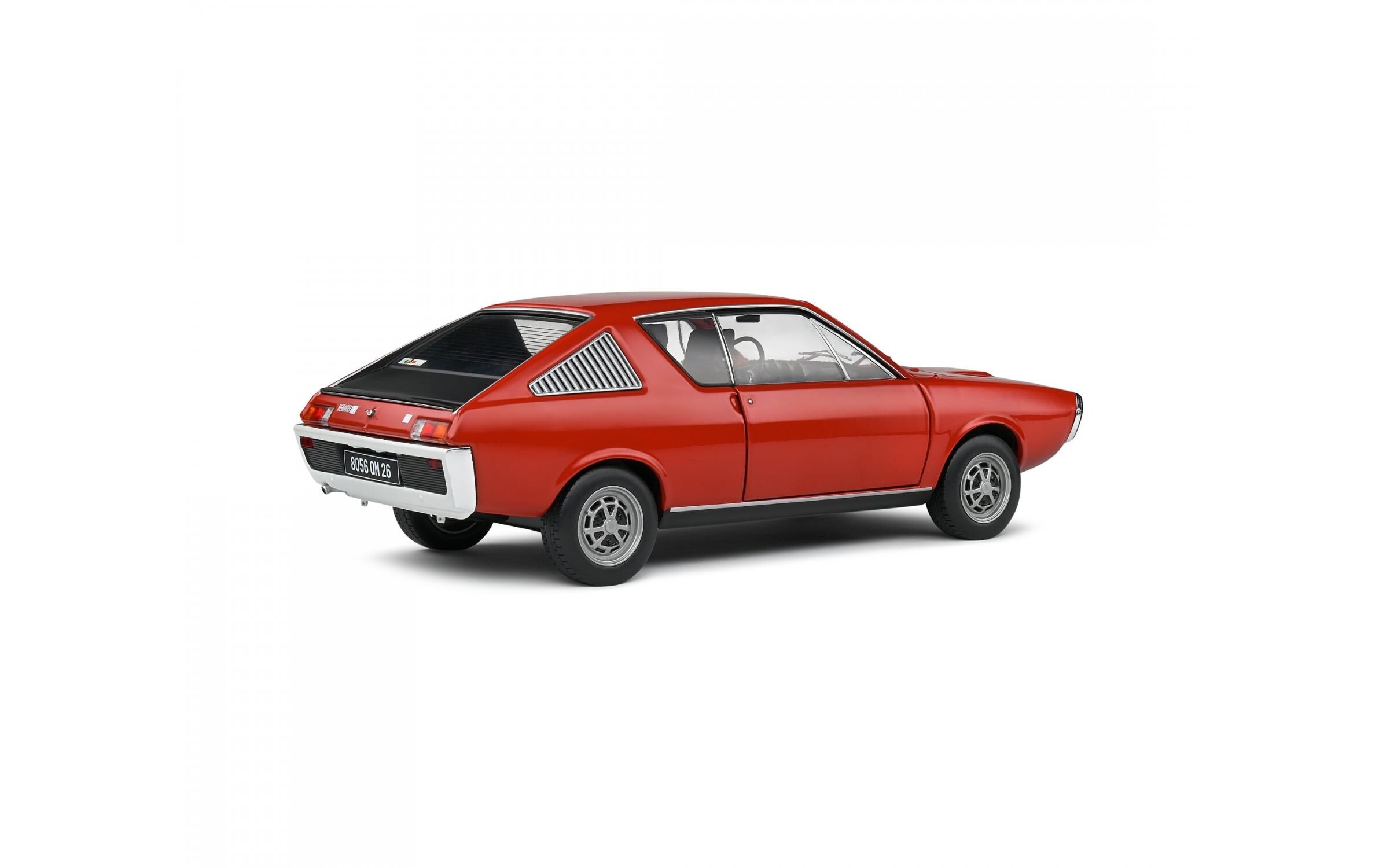 Sportwagen Renault R17 MK1 Rot, 1:18Detailgetreues Modellauto für Sammler im Massstab 1:18