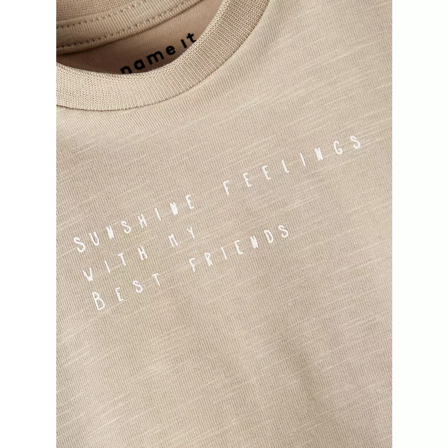 name it T-Shirt Nbnholle Humus