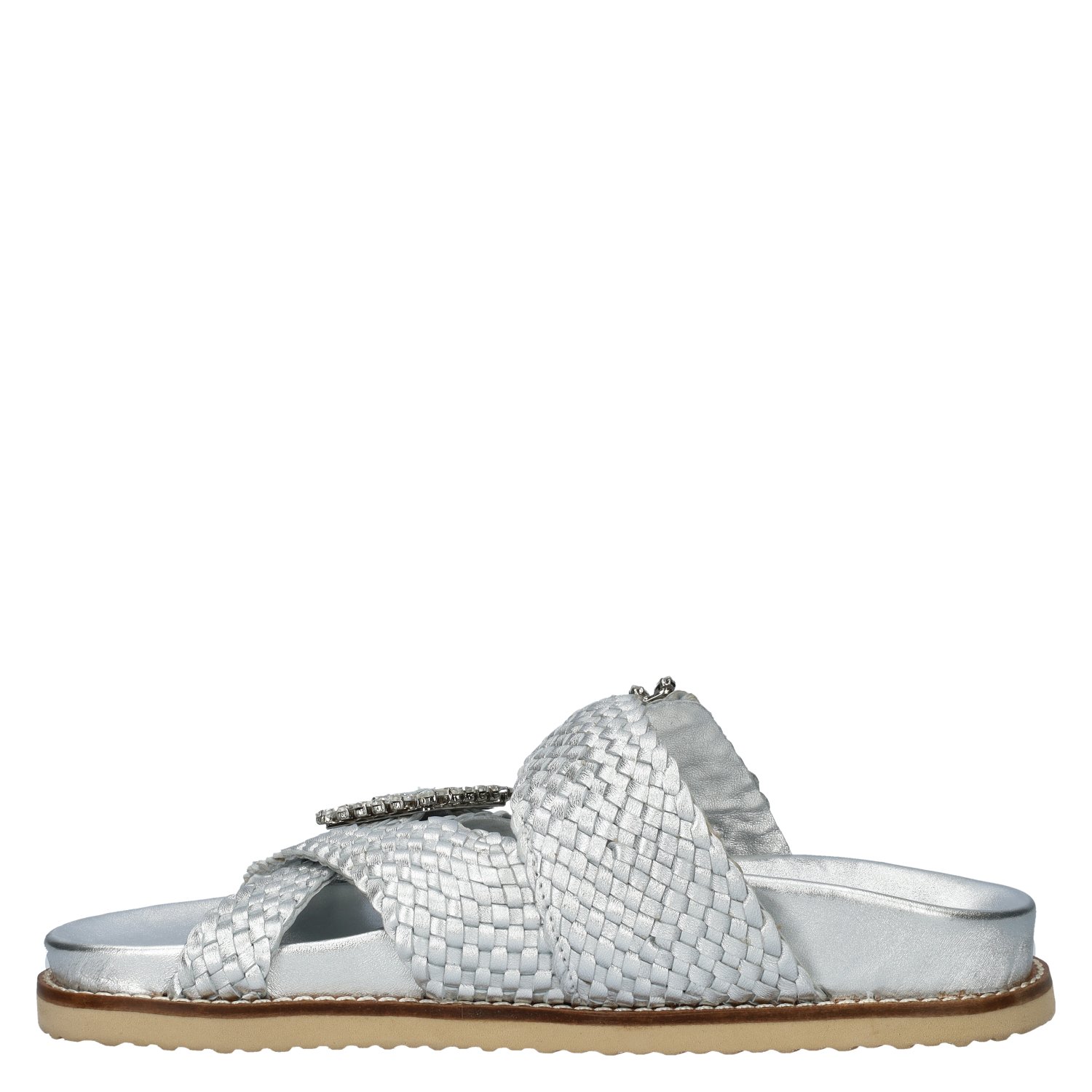 dames slipper Nelson Zilver
