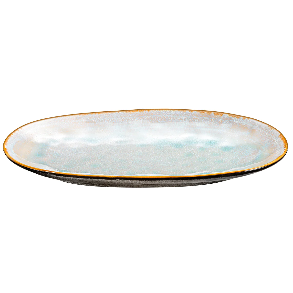 Shadow Aqua - Plat ovale extra large 36 x 22 cm (x2) Médard de Noblat