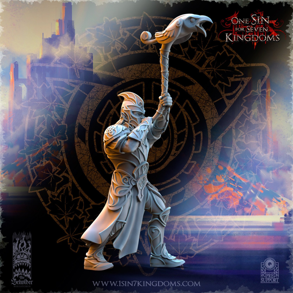 The Beholder Miniatures - Elfes - Groupe de Commandement