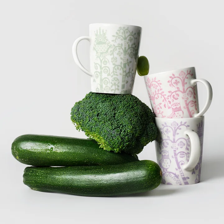 Iittala - Taika Becher mit Henkel, 0.4 l, helllila