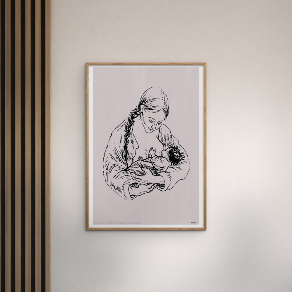 Køb Poster & Frame Astrid Lindgren - Mom - Ronja The Robbers Daughter