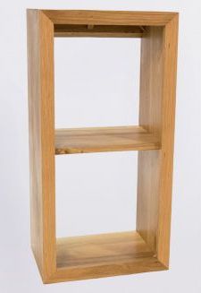 B-Stone - Open Kolomkast - Eiken - 40x30x80cm