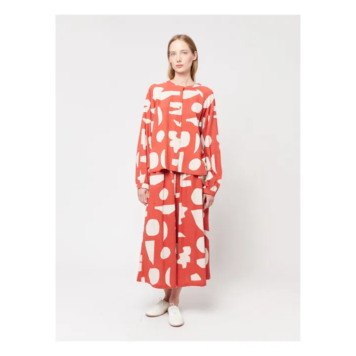 Bobo Choses Blouse Summer Landscape - Collection Femme  | Rouge brique