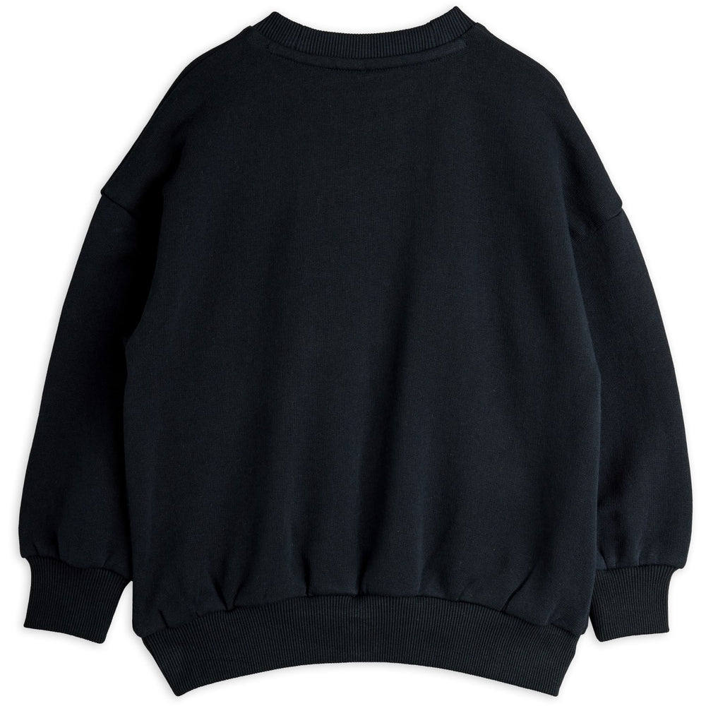 Køb Mini Rodini Black Mammoth Chenille Sweatshirt