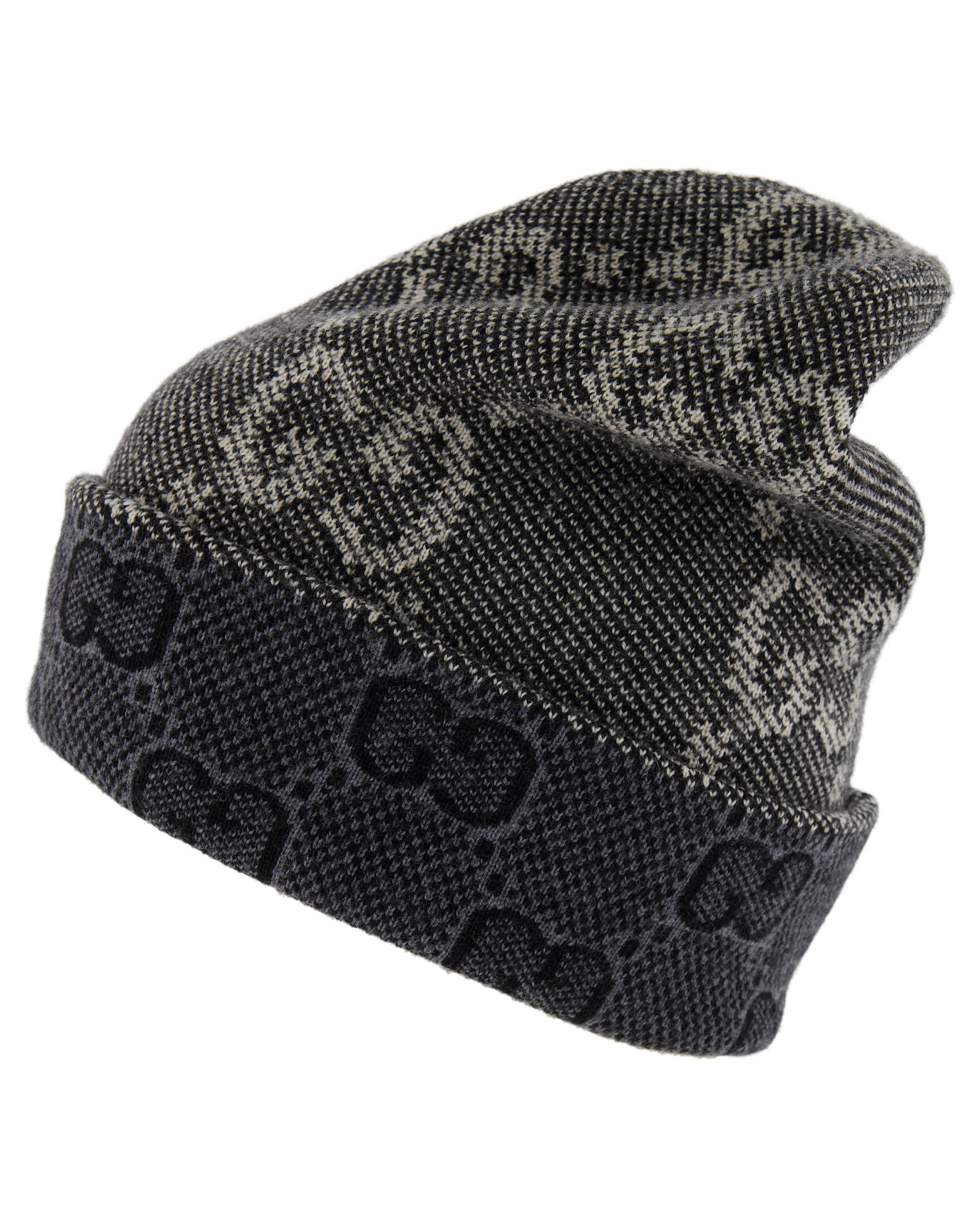 Gucci| Herren Strickmütze DOUBLY G BEANIE aus Wolle