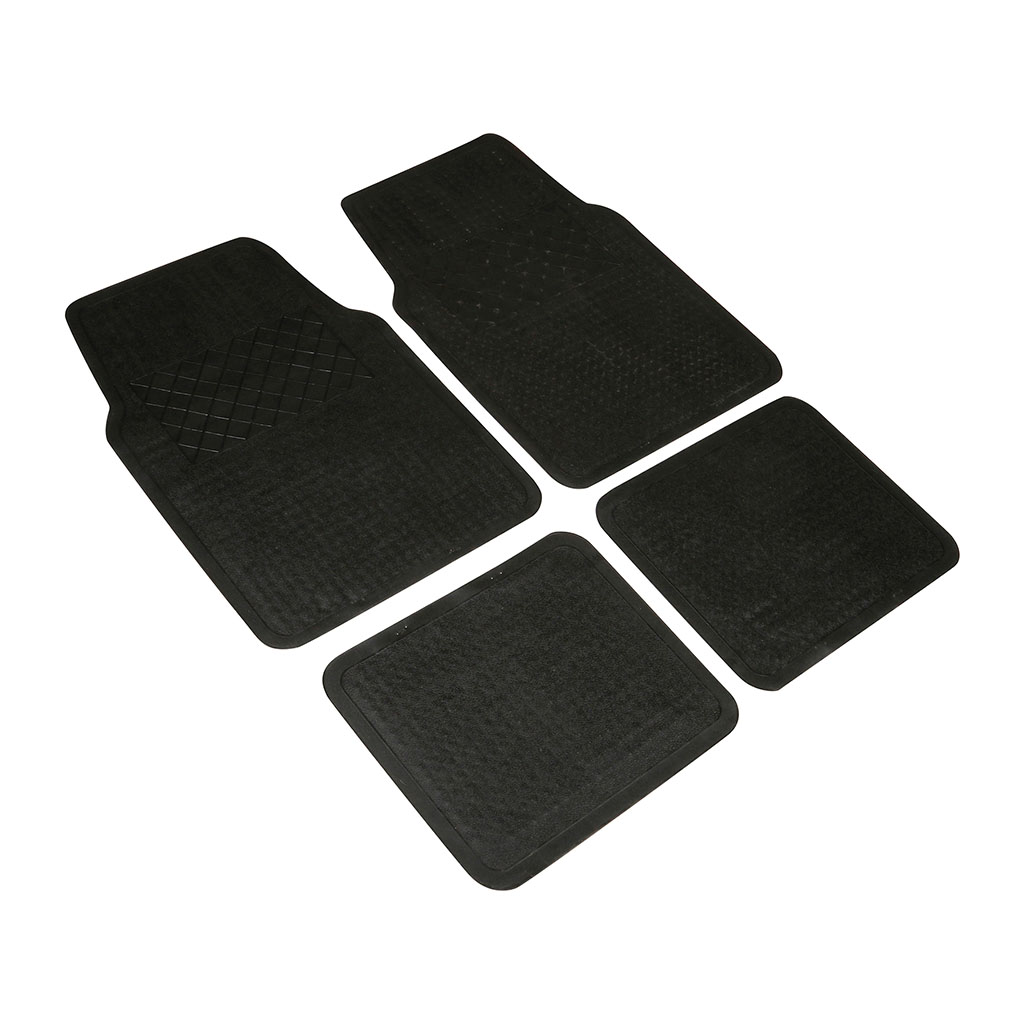Lot de 4 tapis protection PVC moquette
