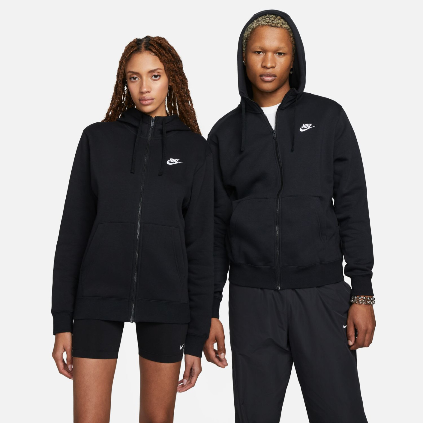 Nike Sportswear Club Fleece Vest Zwart Wit