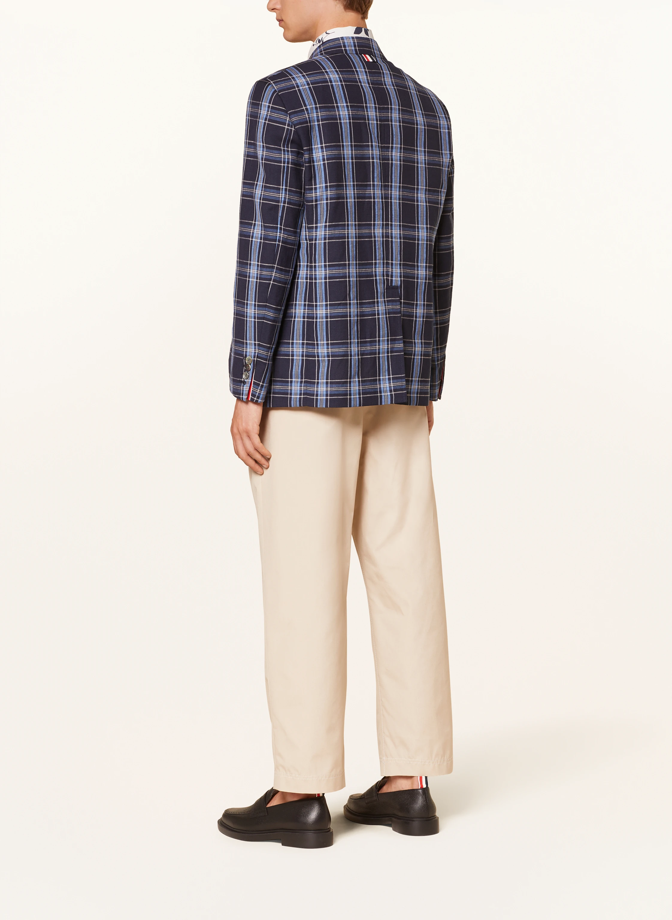 THOM BROWNE. Sakko Regular Fit mit Leinen