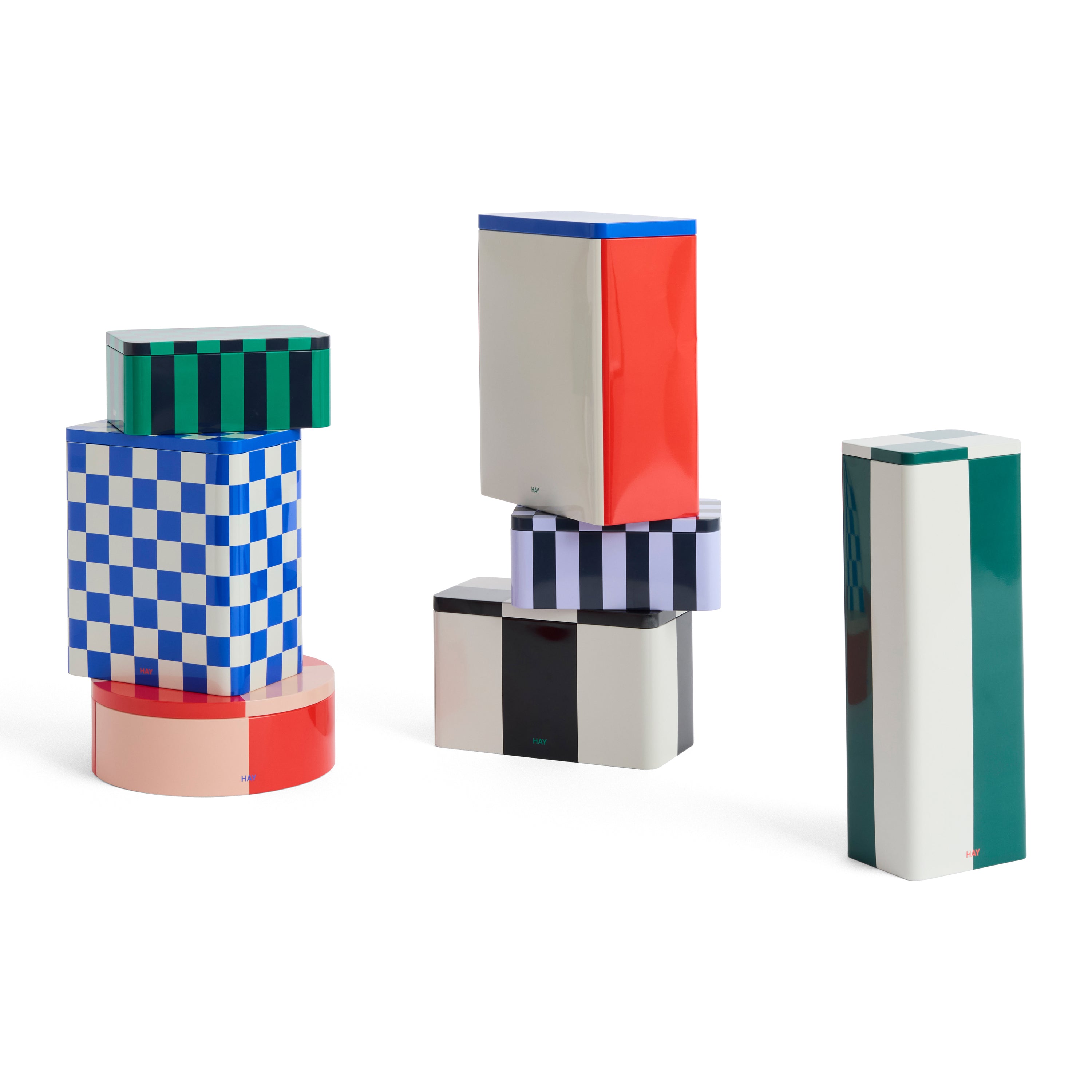 HAY Tin Voorraadblik Small - Lavender / Blue