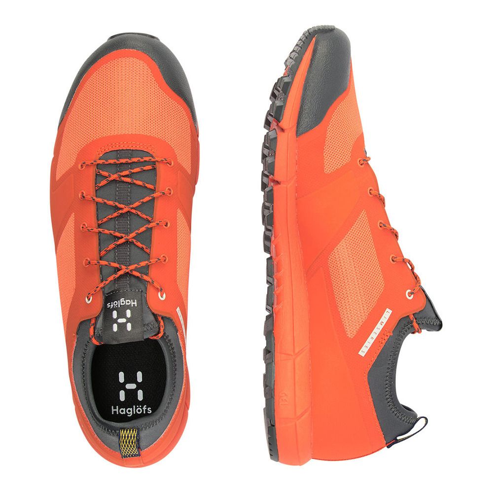Haglöfs L.I.M LOW - Chaussures randonné Homme flame orange/magnetite