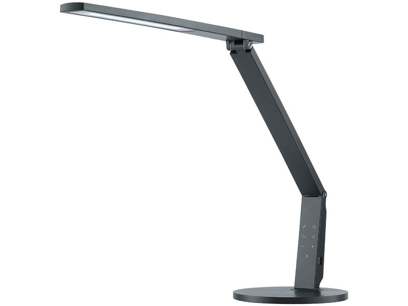 Hansa Schreibtischleuchte LED Vario Plus Anthrazit Multifunktionelle LED Leuchte