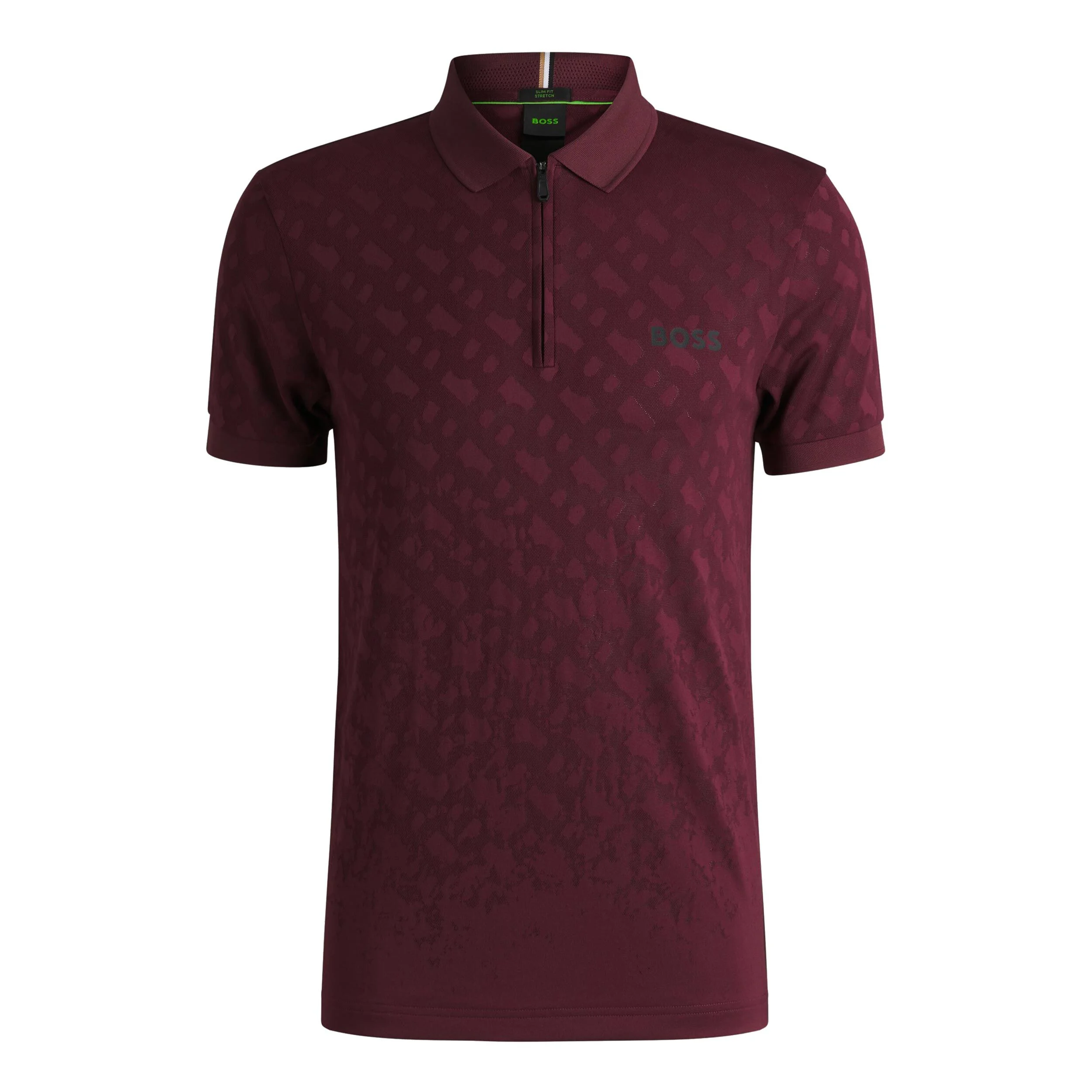 BOSS Philix TOC JQ Polo Hommes - Rouge Foncé