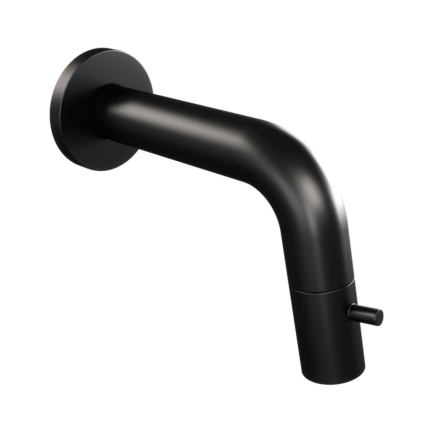 Brauer Black Edition inkortbare inbouw fonteinkraan mat zwart