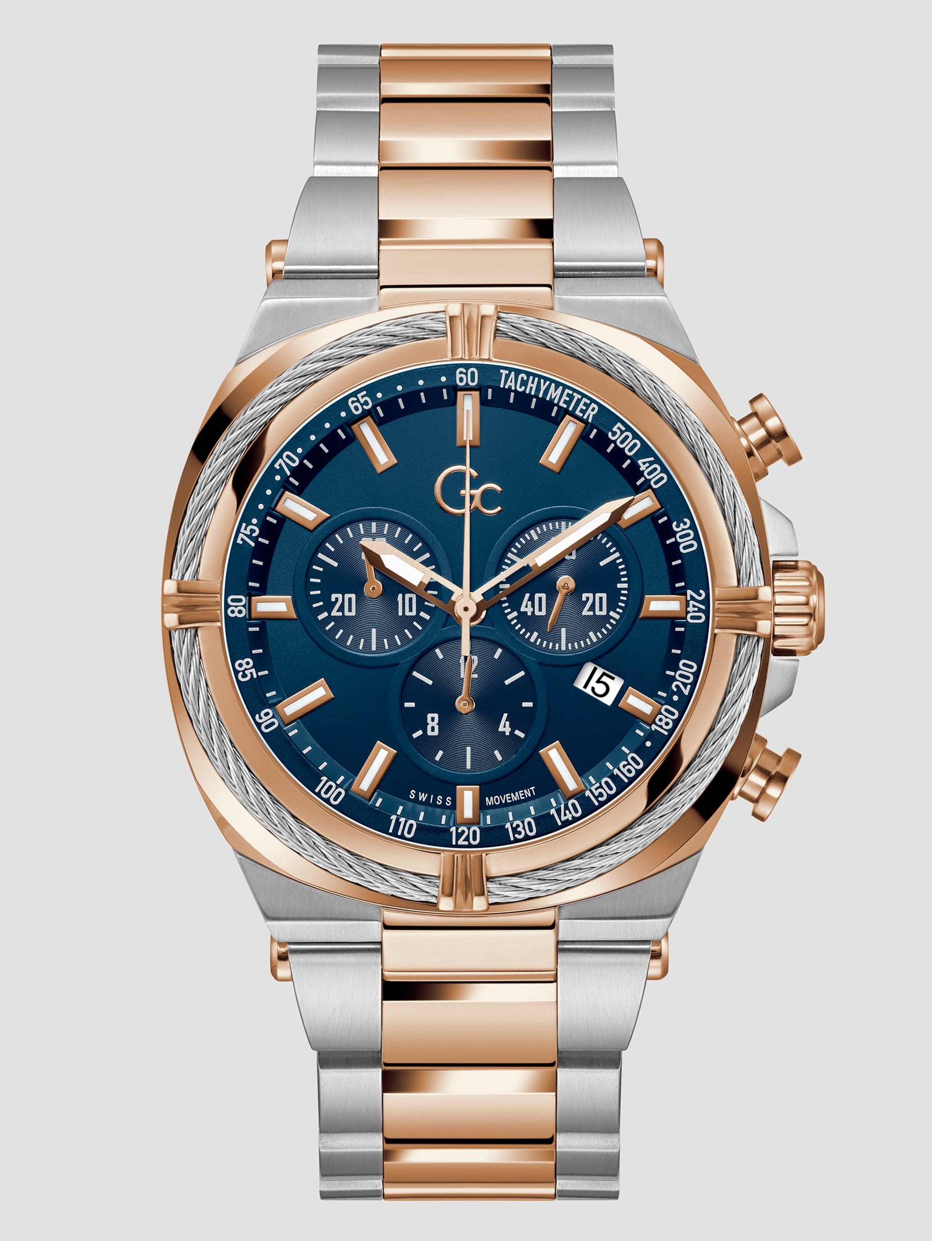 Relógio Cronógrafo Bicolor Gc